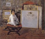William Merrit Chase Did you speak to me painting